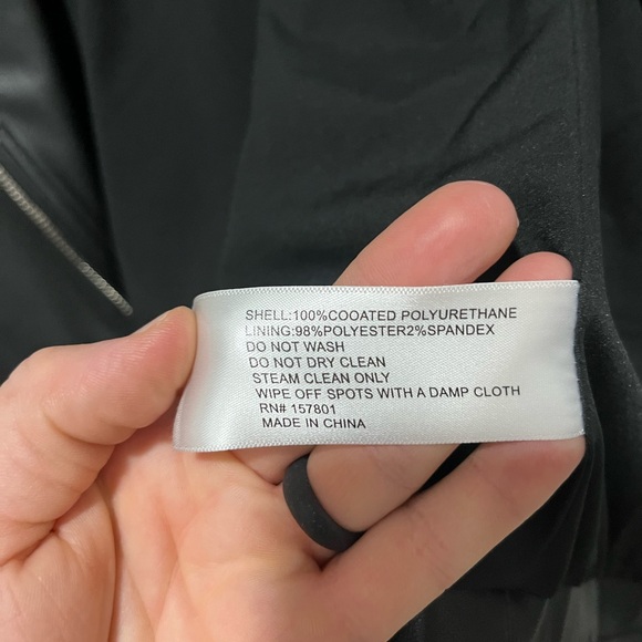 Chelsea DeBoer Faux Leather Moto Jacket - Picture 5 of 5